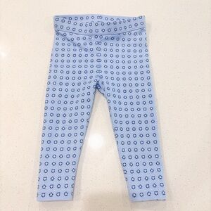 Janie and Jack Baby Girls‎ Blue Flower Leggings Pants